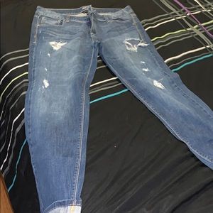 New York & Company low rise slim slouch leg jeans